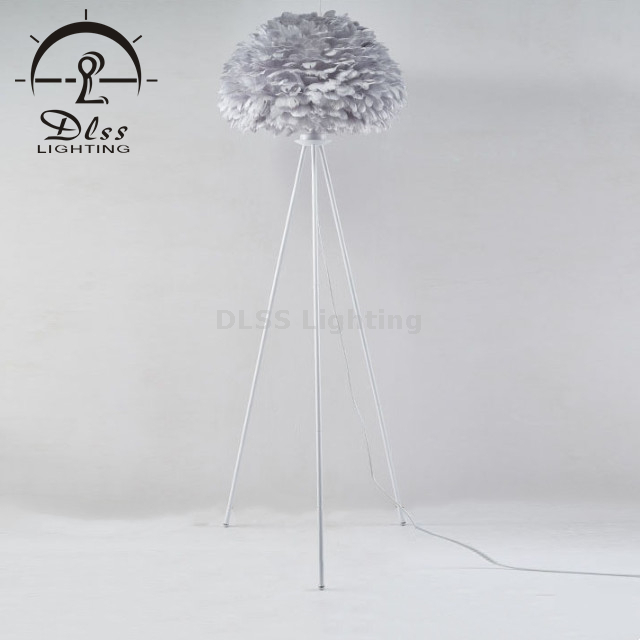 الإلهام من تصميم الإضاءة أبيض ، رمادي ، مصباح طاولة ثلاثي القوائم ، مصباح أرضي 9812
